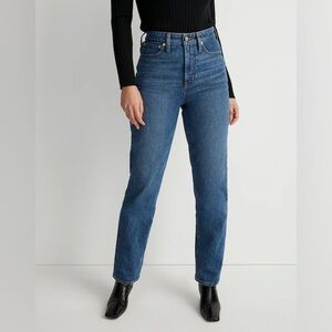 Madewell Curvy Perfect Vintage Straight Jean
